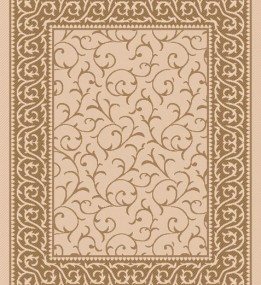 Безворсовий килим Sisal  02218B CREAM-GOLD